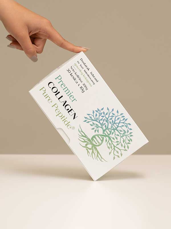 Premier goveđi kolagen u pakovanju od 30 kesica – bez aditiva, laktoze, glutena i GMO – sa 10.000 mg čistog kolagena po dnevnoj dozi. Mesečno pakovanje za zdravu kožu, kosu i zglobove.