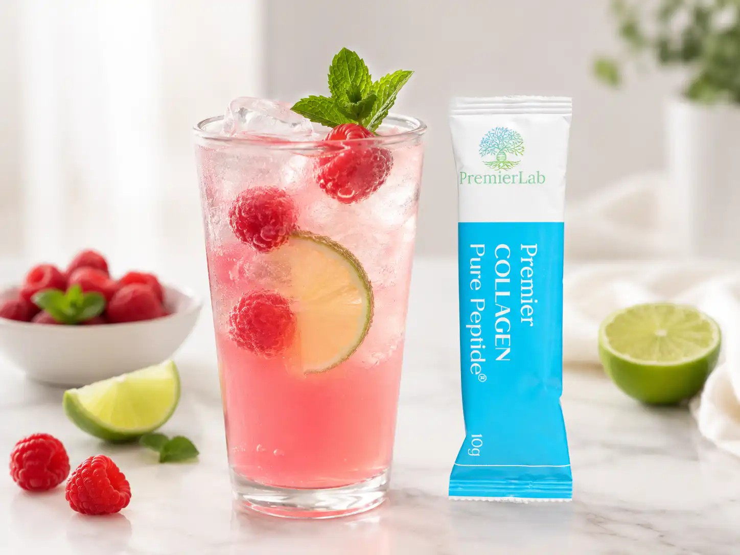 Limunada sa malinom i Premier Collagen-om